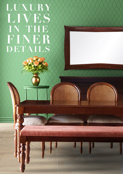 Dining Chair with Cane