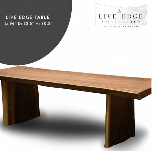 Live edge table