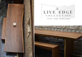 Live edge table