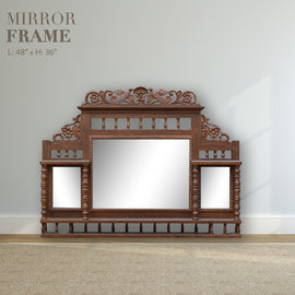 Teak Mirror Frame